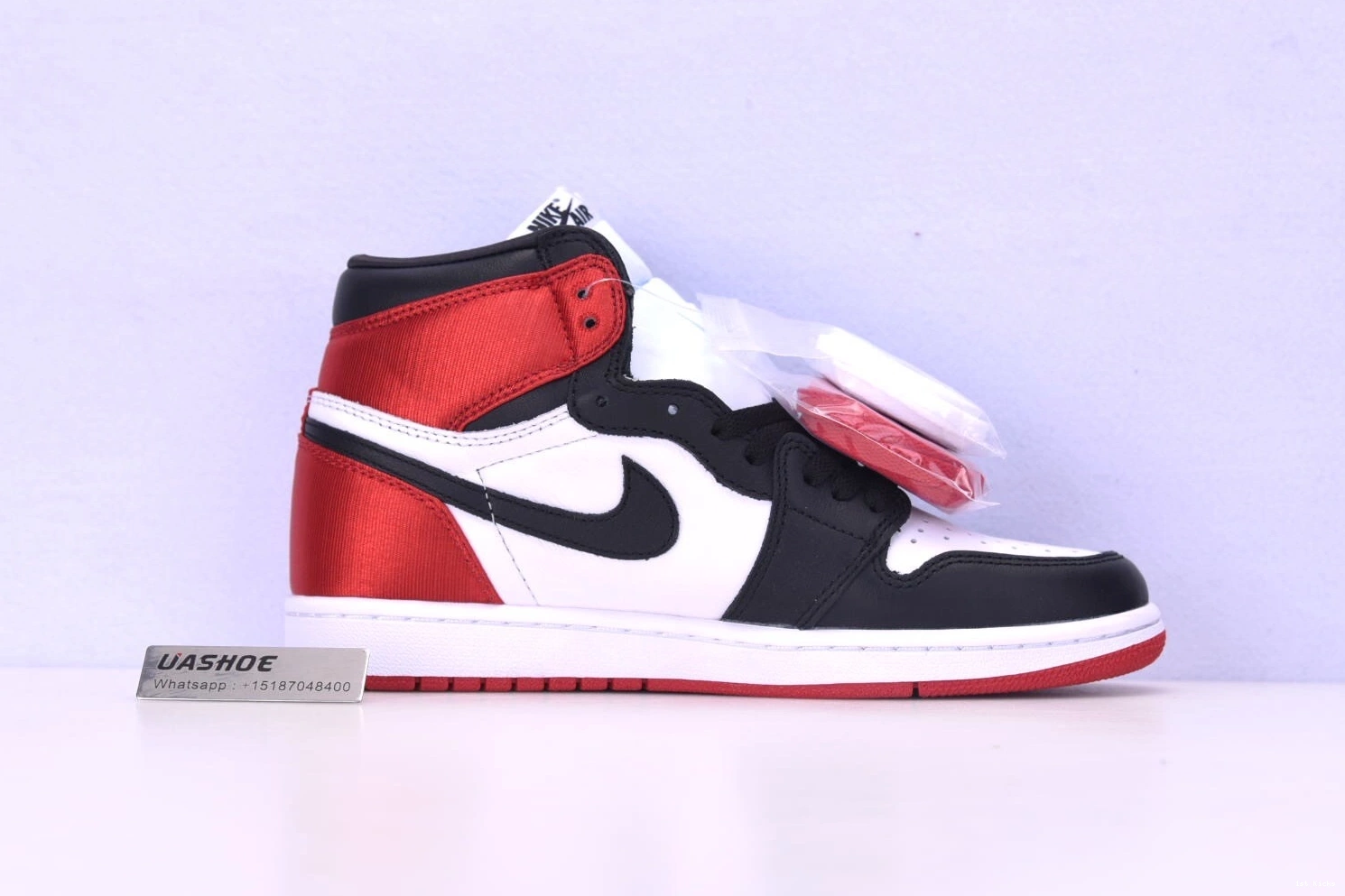 Black  Toe High 1 CD0461-016 Jordan Satin Retro 1004